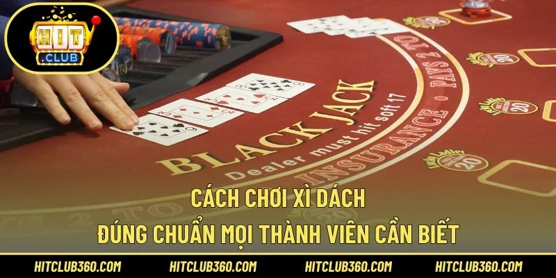 Cách chơi xì dách đúng chuẩn mọi thành viên cần biết